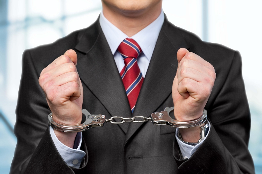 white collar crime arrest